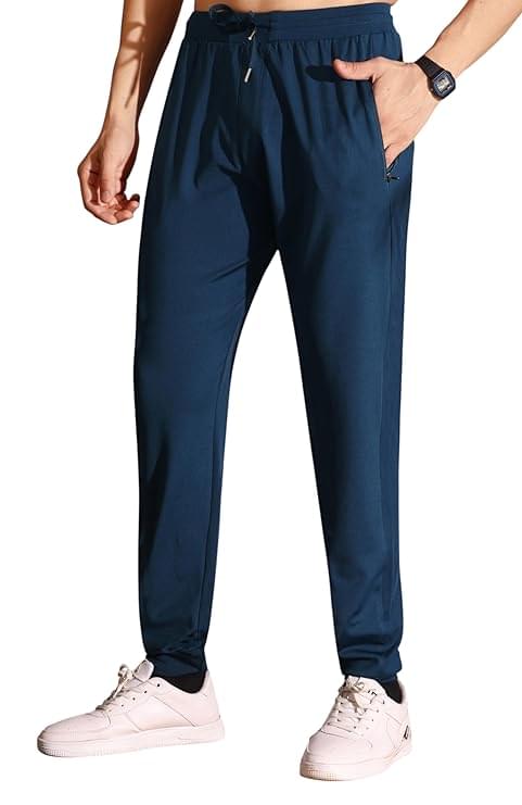 rynogear regular fit super stretchable track pant for men